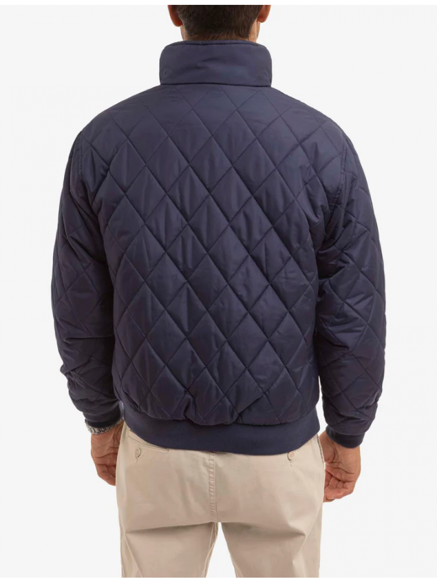 Куртка U.S. Polo Assn Diamond Quilted Fleece, темно-синий-1